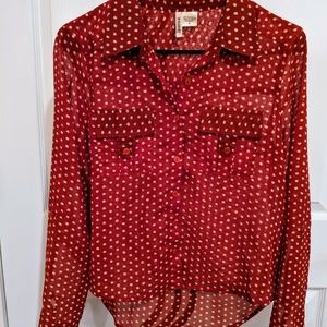 Polka dot blouse